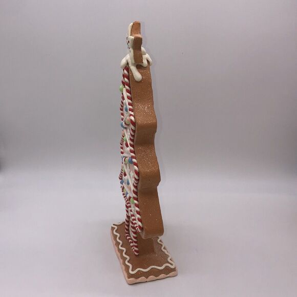 Cupcakes and Cashmere 17” Pastel Pink Gingerbread Cookie Christmas Tree New - Picture 3 of 4
